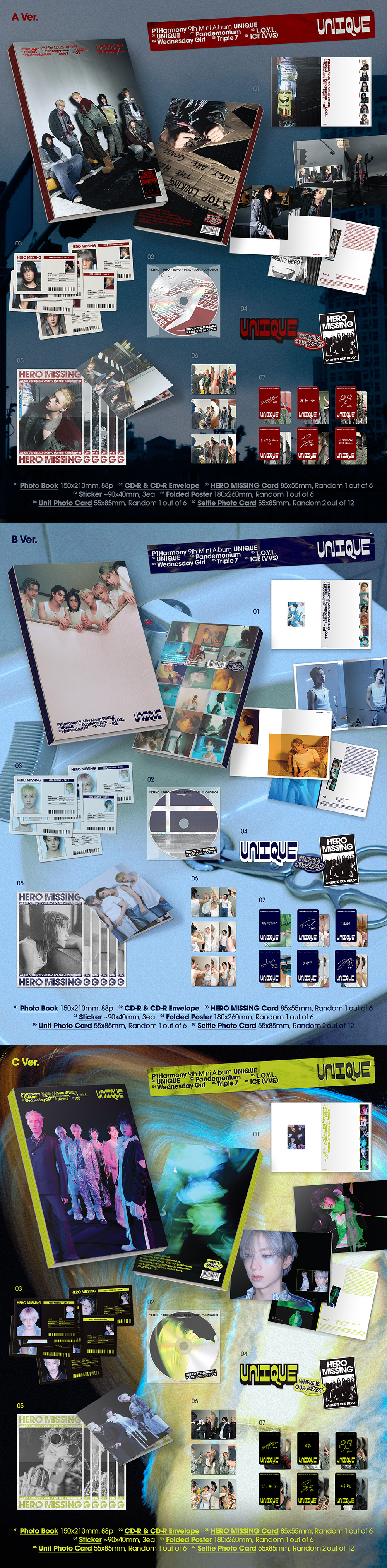 P1Harmony UNIQUE Photobook